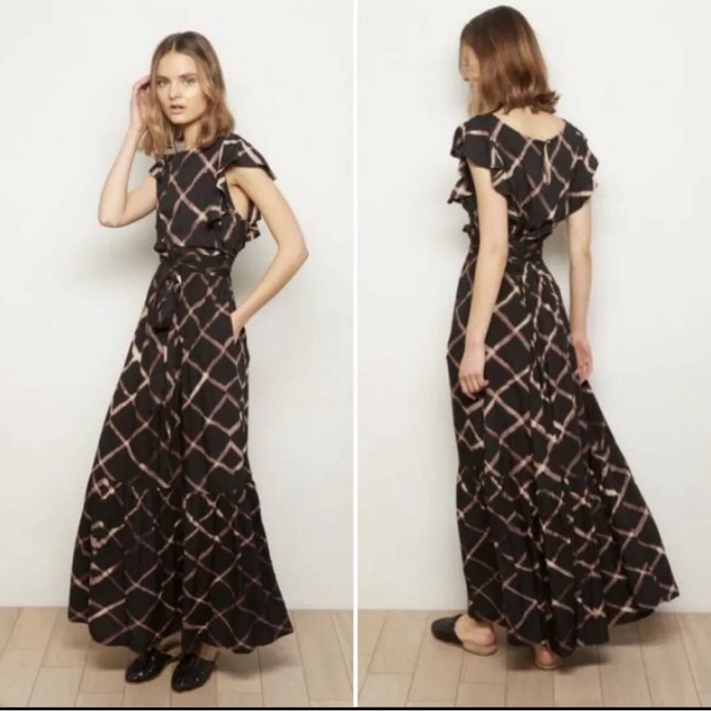 The Odells Sevilla Ruffle Maxi dress